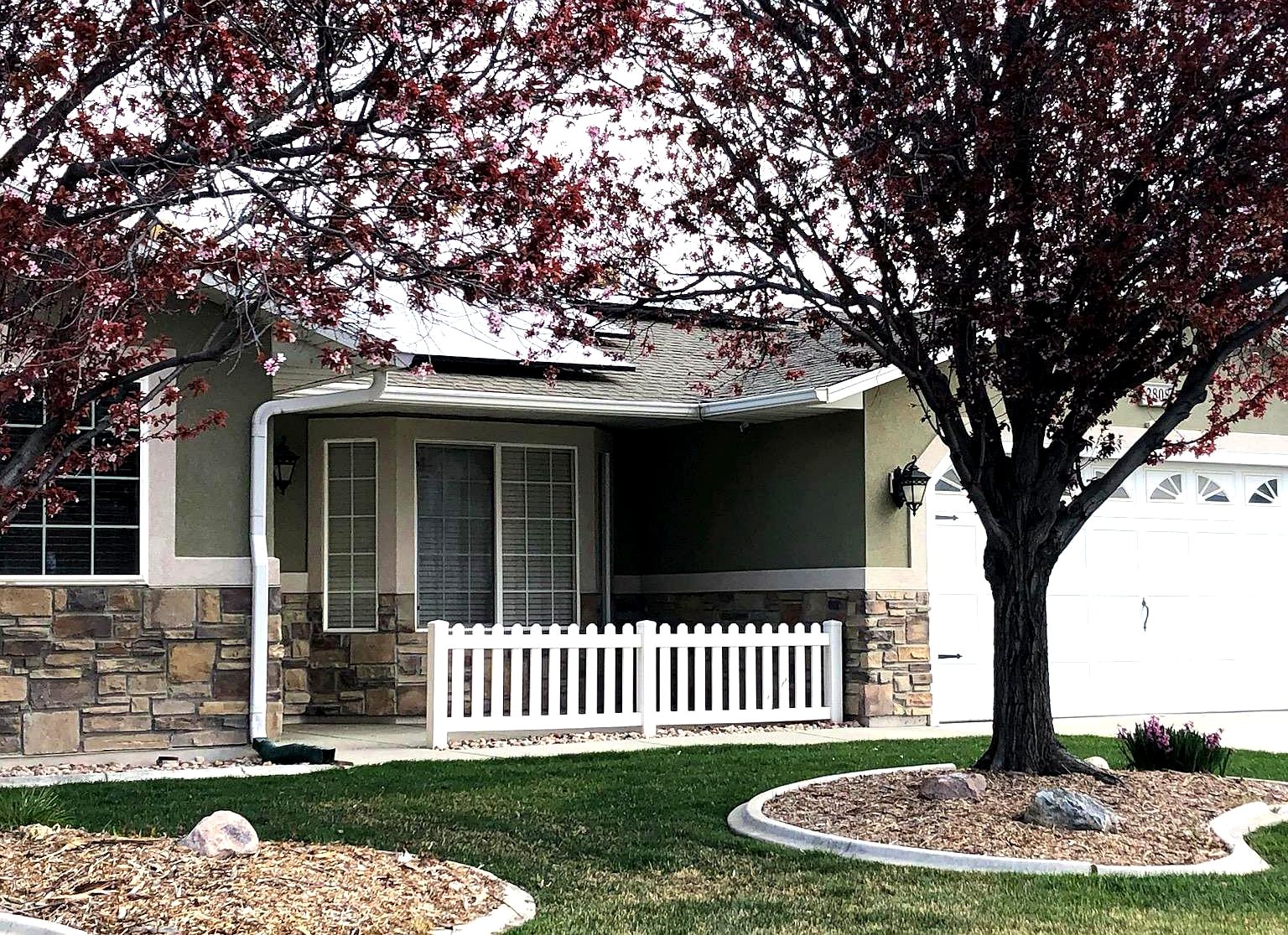 A.P.I. Construction finished stucco home